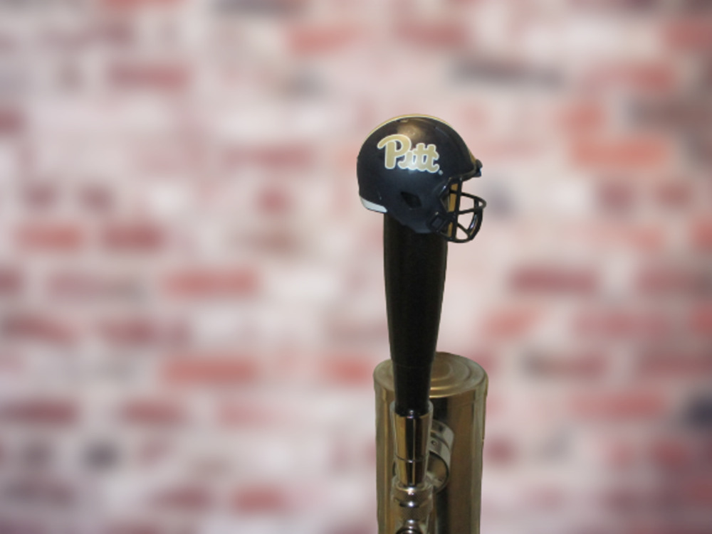 NCAA Pitt Panthers Tap Handle Keg Brew Pub Pull Pittsburgh Ale Football New ACC